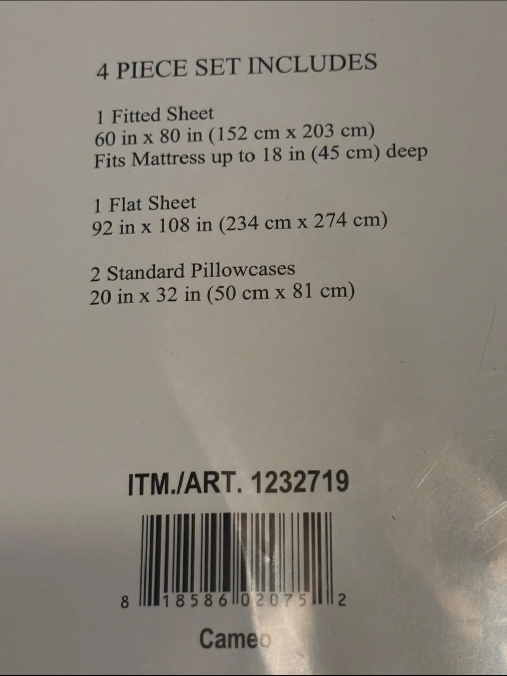 Queen 800-Thread Count Cream Sheet Set - Soft Cotton-Blend